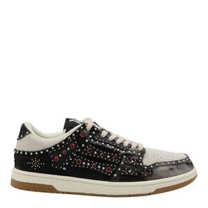 Amiri Low-Top Distressed Sneakers With Silver Studs - NWT